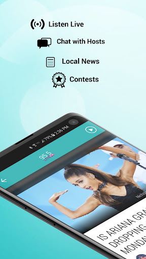 Android application 95.5 LITE FM screenshort