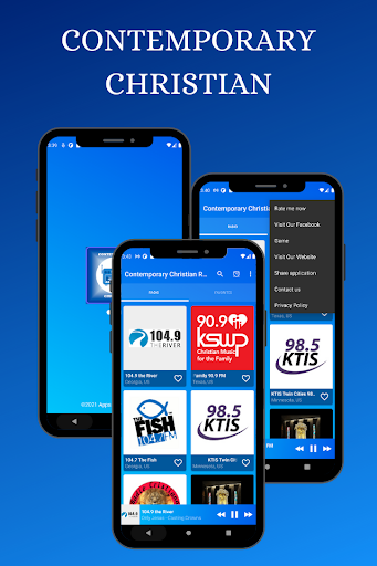 Android application Contemporary Christian Radio screenshort