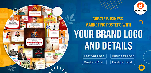 Android application Brand365 - Festival Post Maker screenshort
