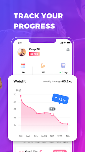 Screenshot of Workout Plan: Fitness Tracker