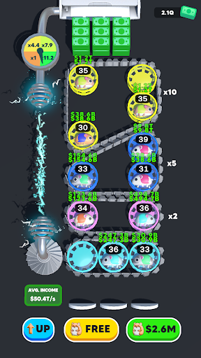 Android application Hamster Clicker screenshort