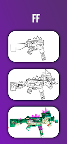 Imágen 2 How to Draw Fire Weapons android