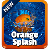 Orange Splash GO Keyboard icon