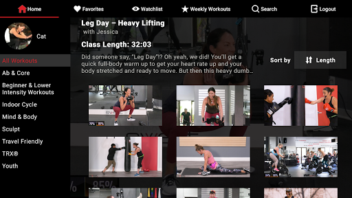 Studio SWEAT onDemand Screen 3