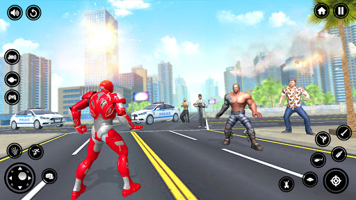Flying iron Rope Hero Fight Screen 3