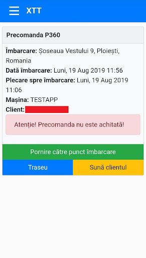 Android application XTT Sofer screenshort