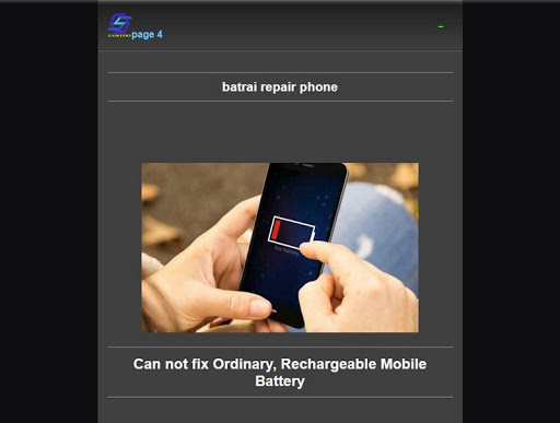 repair damaged cell phone batt Screen 2