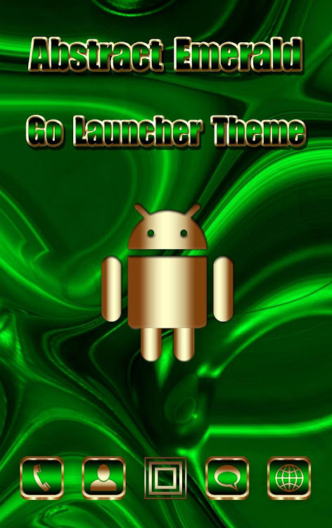 Abstract Emerald Go Launcher t - v.3.3. - (Android)