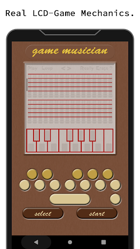 Android application LCD Game Musician screenshort