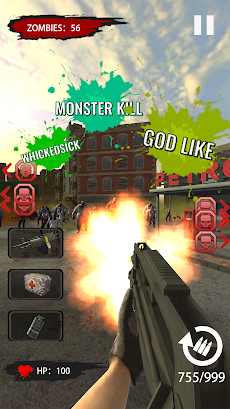 Shooting Zombie Survival: Free 3D FPS Shooterのおすすめ画像2