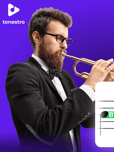 Screenshot of Trumpet Lessons - tonestro