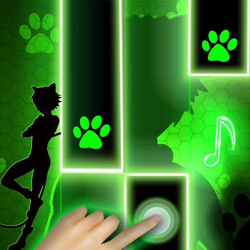 Magic Cat Piano Noir Tiles logo