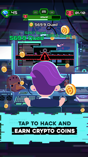 Hacking Hero - Cyber Adventure Clicker screenshots 2