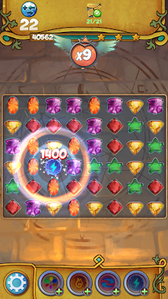Witch Diamond: Magic Match Wiz - Screenshot 1