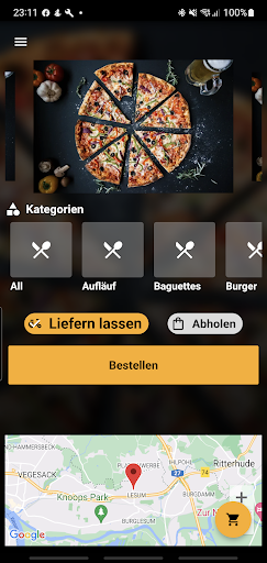 Android application Pizza Protein Bremen screenshort