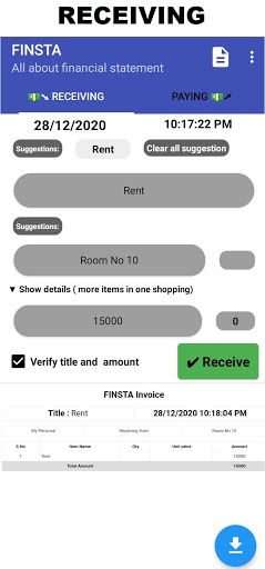 FINSTA: Financial Statement Screen 3