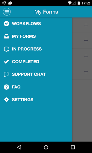 Android application Tiikr - Forms & Workflows screenshort