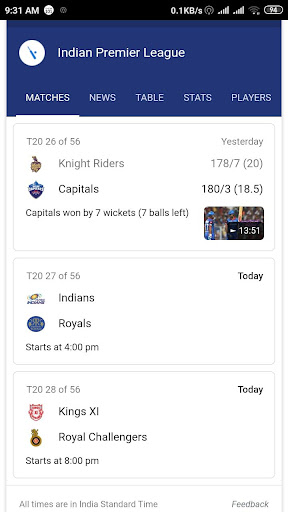 Live IPL 2024: Live Cricket Tv 2