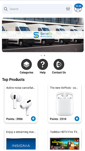 Serveco Rewards Screen 3