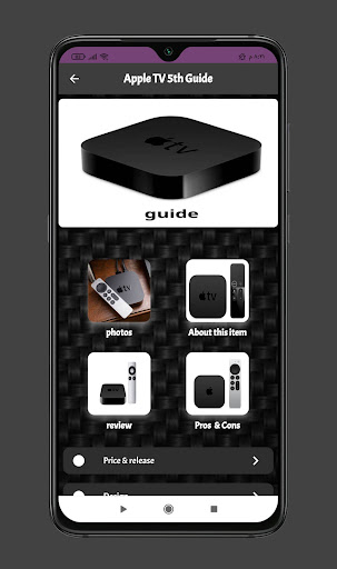 Android application TV 5th Guide screenshort