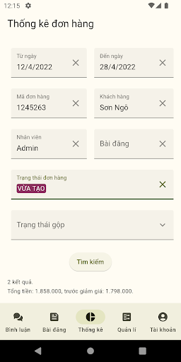 Chốt đơn Livestream Pro Mobile Screen 3