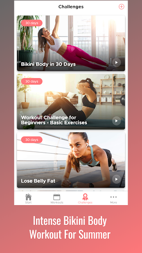 30 Day Bikini Body Challenge Screen 2