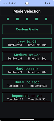 Android application D&D Lockpick screenshort