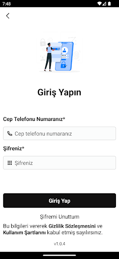 Android application Saha Sipariş screenshort