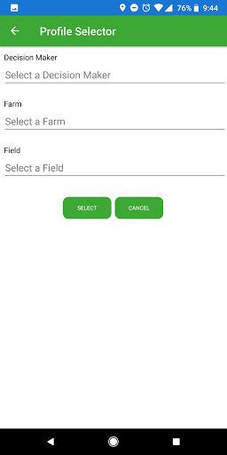 Android application SOILMAP screenshort