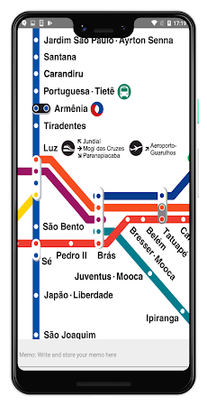 SAO PAULO METRO MAP OFFLINEのおすすめ画像3