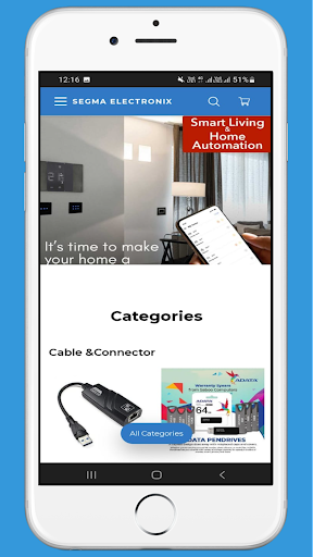Android application SegmaElectronix screenshort