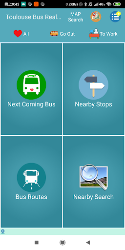 Android application Toulouse Bus Realtime screenshort