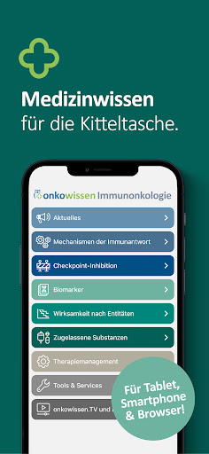 Android application Immunonkologie onkowissen screenshort