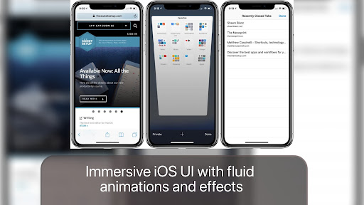 Browser iOS 14 for iphone app 1.0.0.24 screenshots 1