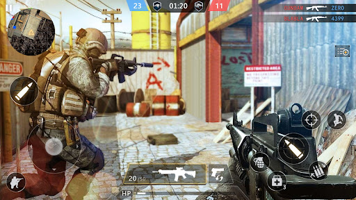 Android application Bullet Fury: PvP Team Shooter screenshort