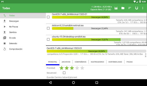 Captura 6 PTorrent Pro - torrent applica android