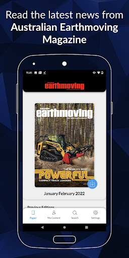 Android application Australian Earthmoving Mag screenshort