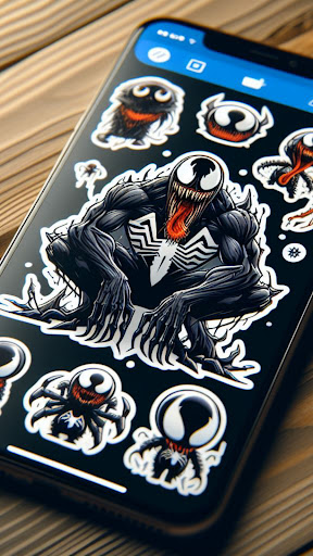 Spider Venom Stickers for GB Screen 3