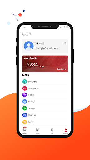 PhonePlus: Second phone number Screen 2