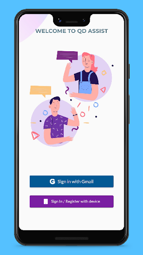 Android application QDAssist screenshort