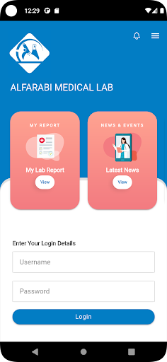 Android application Farabi Lab screenshort