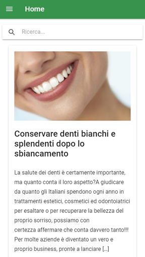 Android application Studio Odontoiatrico Maria Lui screenshort