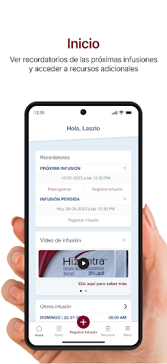 Android application Hizentra App Argentina screenshort