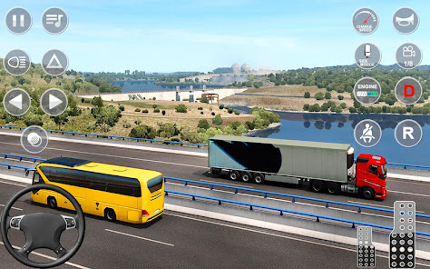 Captura 18 euro camión conduciendo juegos android