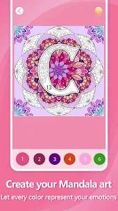 Mandalas: Color By Number