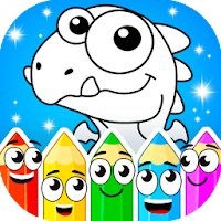 Coloring dinosaurs