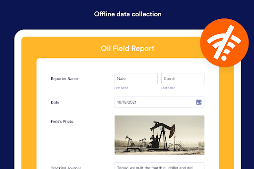 Screenshot of Jotform Enterprise Mobile