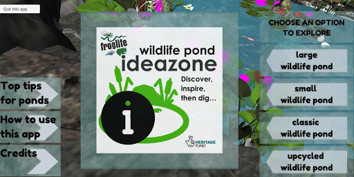 Froglifes Wildlife Pond Ideaz Screen 2