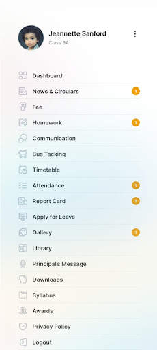 Android application iScuela Parent screenshort