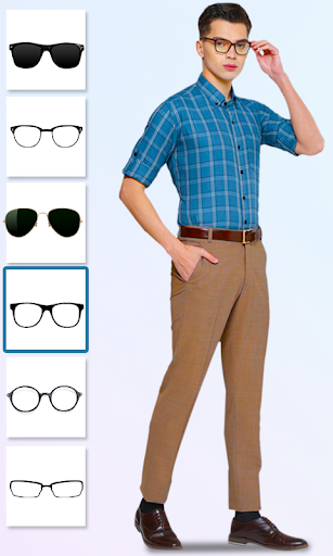 Man Formal Shirt Frames - Suit Screen 2